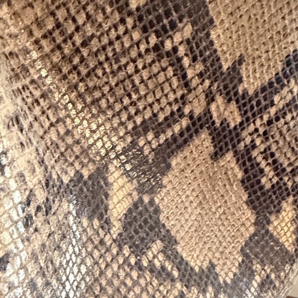 Michael Kors Tan Snake Print Hobo Bag - Picture 7 of 7